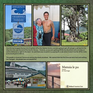 Page 212 - Volume Challenge - 2014 World Cruise, American Samoa