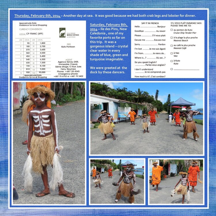 Page 226 - Volume Challenge- 2014 World Cruise - Ile des Pins