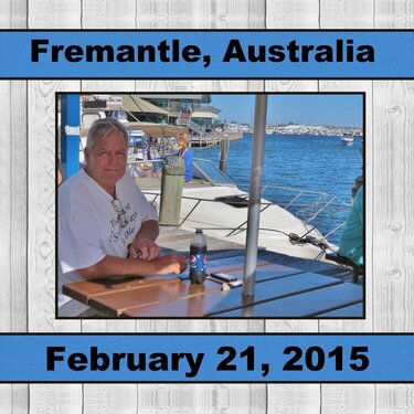 World Cruise Page 144 - Fremantle, Australia