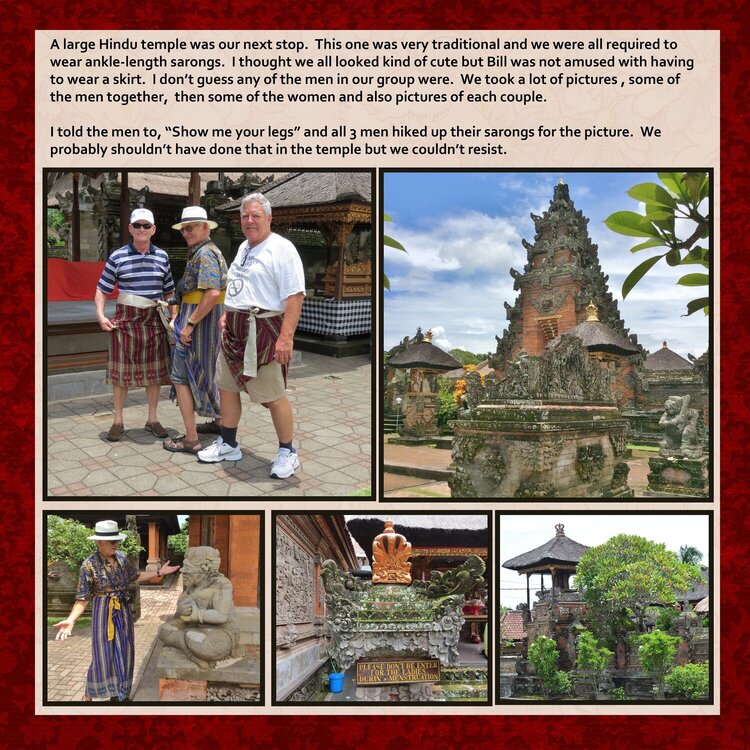 World Cruise Page 165 - Bali, Indonesia