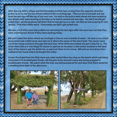 World Cruise Page 62 Tonga