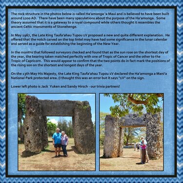 World Cruise Page 64 Tonga