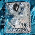 Blue 25cm x 30cm chipboard wedding album