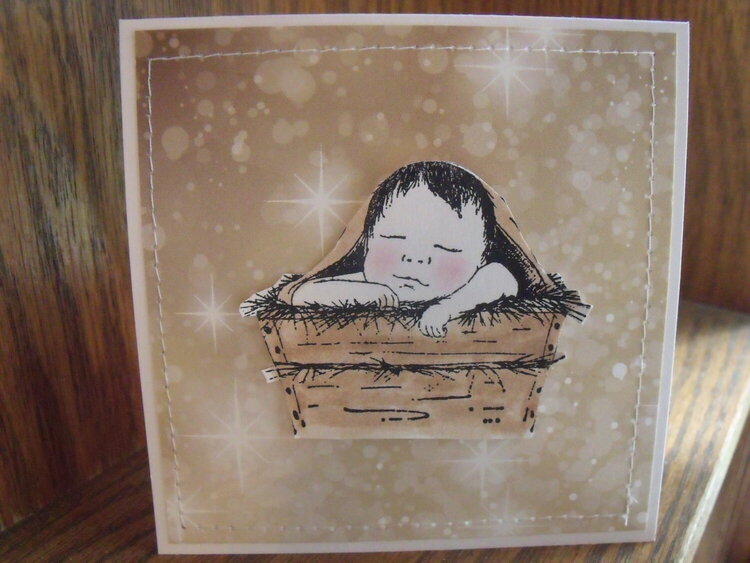 Precious Baby Christmas card