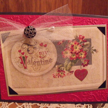 Vintage Valentine card