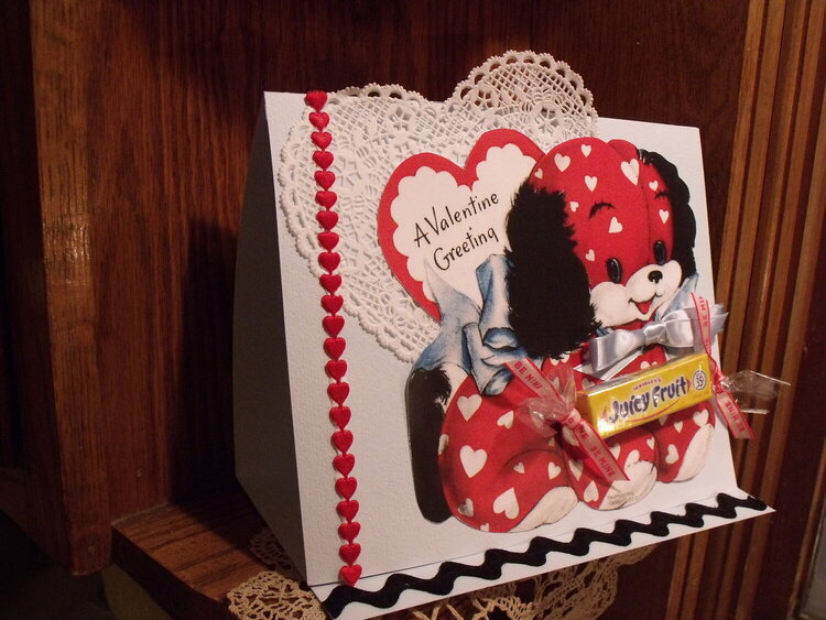 Easel Child&#039;s vintage Valentine