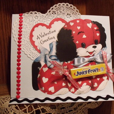Easel Child&#039;s vintage Valentine