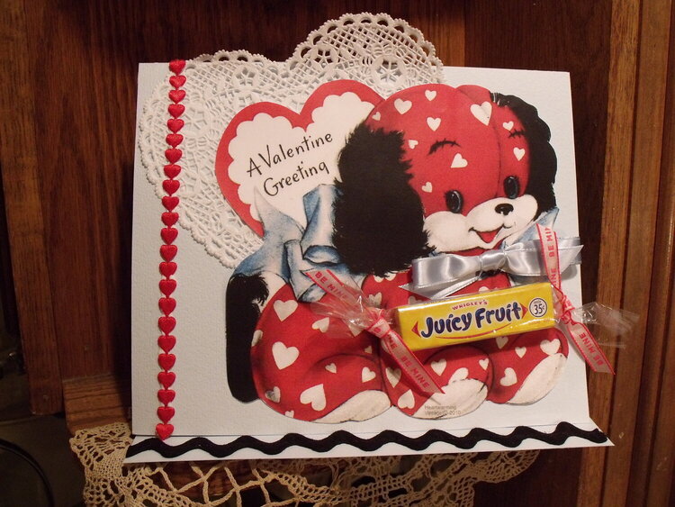 Easel Child&#039;s vintage Valentine