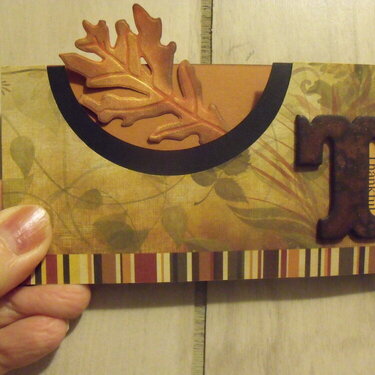 Thanksgiving &quot;file&quot; Card