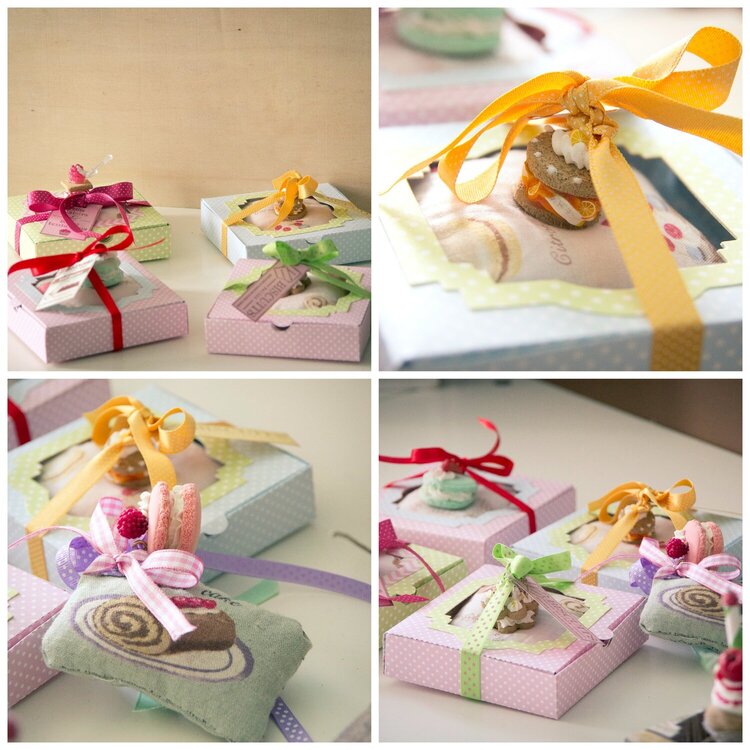 Boxes of Lavender scented sachets