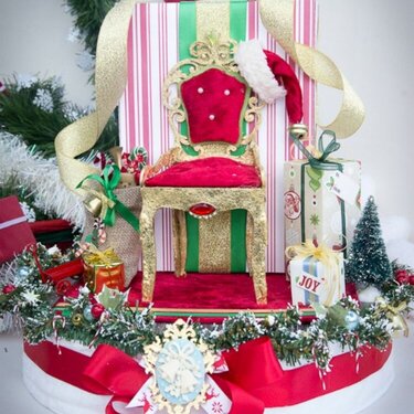 Music box and album "Santa's chair"