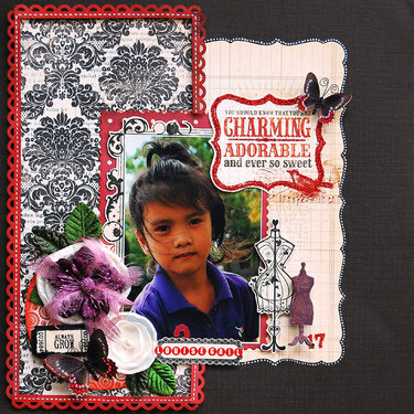 Charming Adorable:  **Scrap That! January Kit**