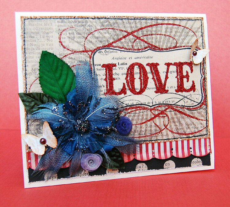 Love Card:  **Scrap That! January Kit**