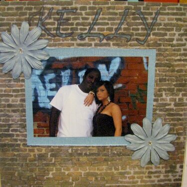 Ciarra and Caleb at Kelly&#039;s wall