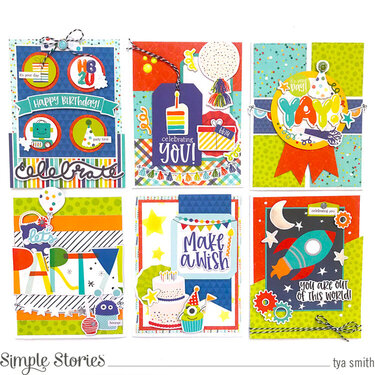 Birthday Blast Card Set - Simple Stories