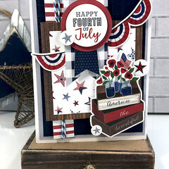 Happy Fourth of July Card - America the Beautiful Echo Park