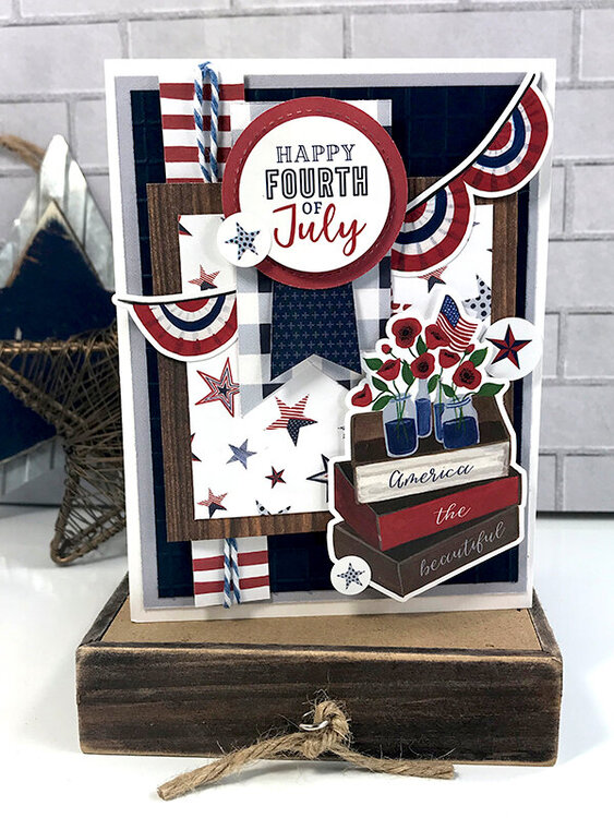 Happy Fourth of July Card - America the Beautiful Echo Park