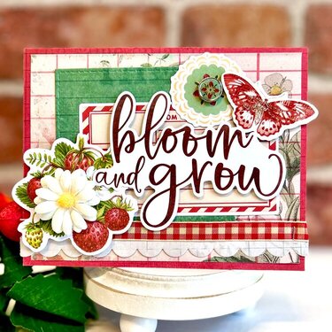 Simple Vintage Berry Fields Cards