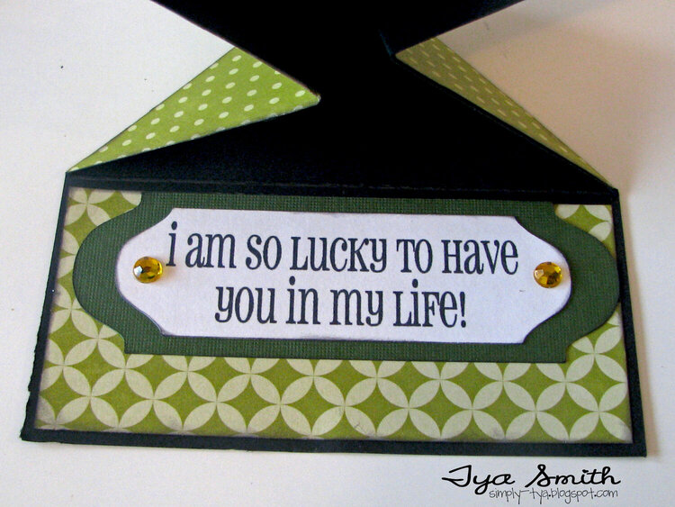 inside card flap