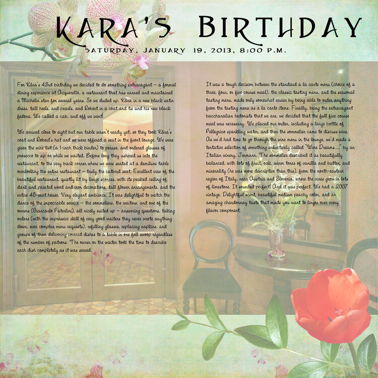 Kara&#039;s Birthday
