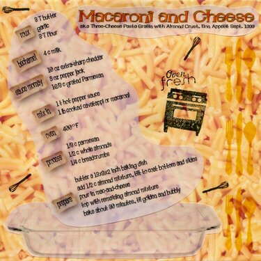 Cookbook project:  mac-and-cheese