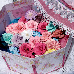 Box Full of handmade Roses