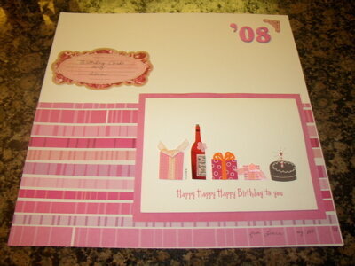 Birthday Card Layout {If It&#039;s Groovy Blog Hop by Theresa}