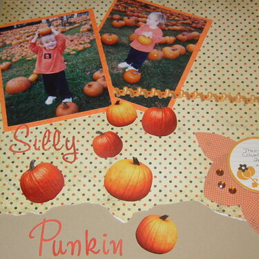 Silly Punkin {If the Shoes Fits 10}{Scrapfit 7}