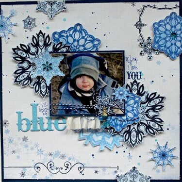 As Long As I Have You, I&#039;ll Never Be Blue **SCRAPS OF ELEGANCE DECEMBER WINTER WISHES KIT**