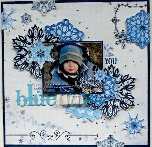 As Long As I Have You, I&#039;ll Never Be Blue **SCRAPS OF ELEGANCE DECEMBER WINTER WISHES KIT**