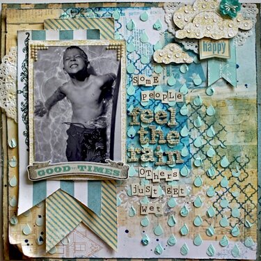 Feel The Rain- SCRAPS OF ELEGANCE APRIL KIT