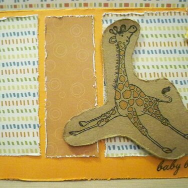 Baby Giraffe Card