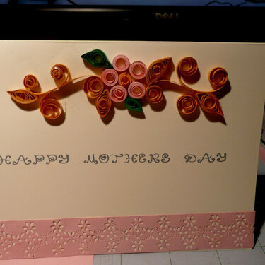 Quilled Mothers Day Card