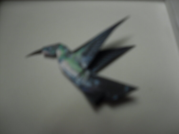 Origami Hummingbird