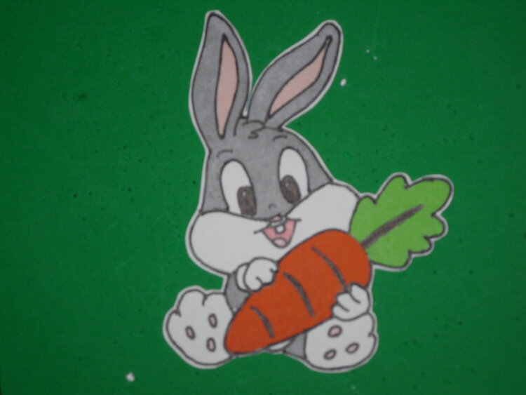 Baby Bugs Bunny Paper Piecing