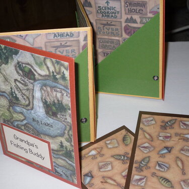 Grandpa&#039;s Fishing Buddy mini book