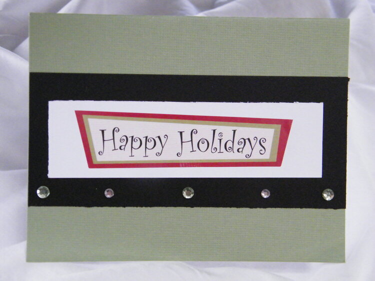 Happy Holidays - Card in 2 minutes