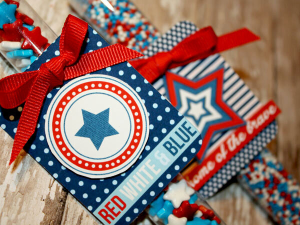 July 4th Than You Gift Tags