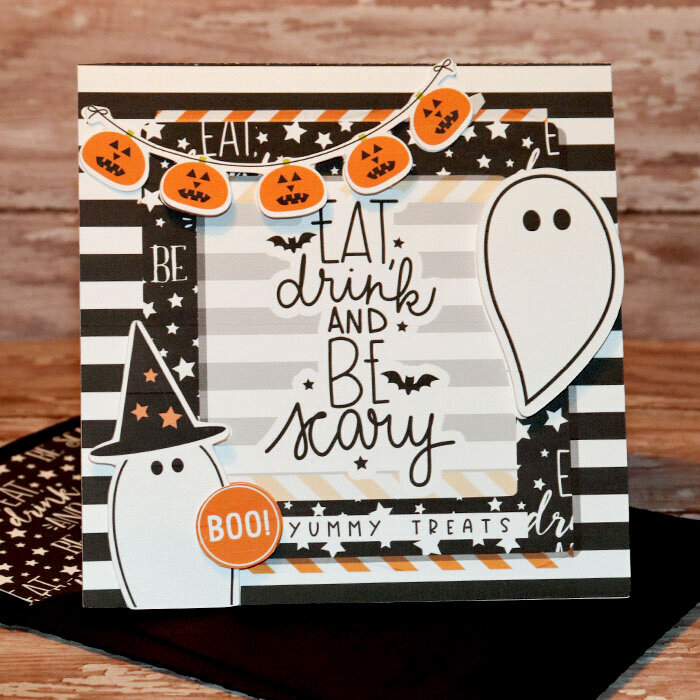3d Eat Drink and Be Scary card
