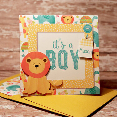 It&#039;s a Boy baby card