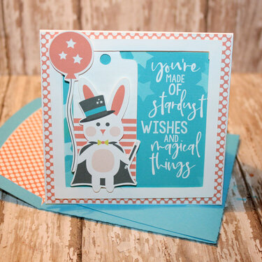Wishes Card with matching envie
