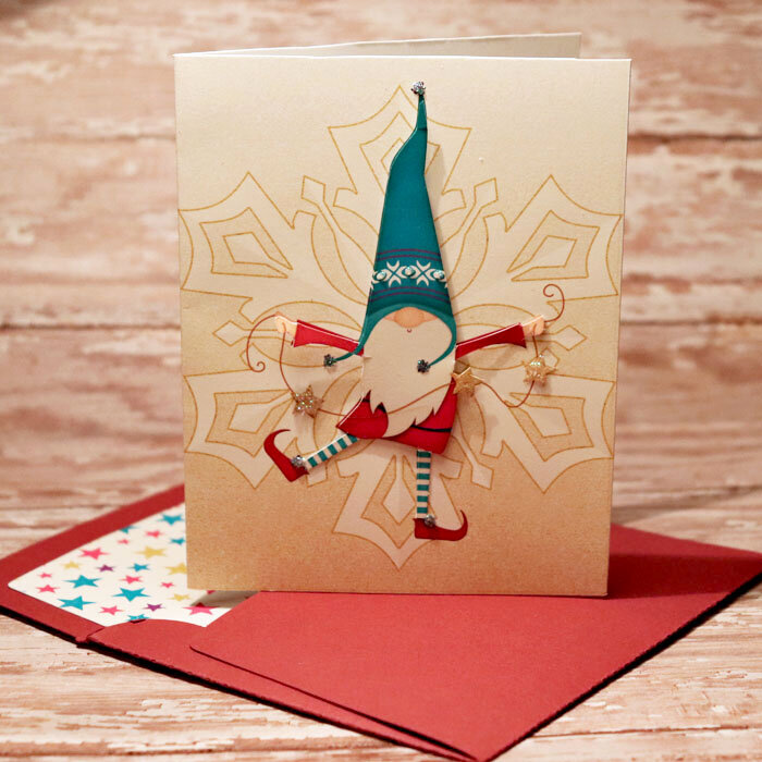 Gnome Christmas Card