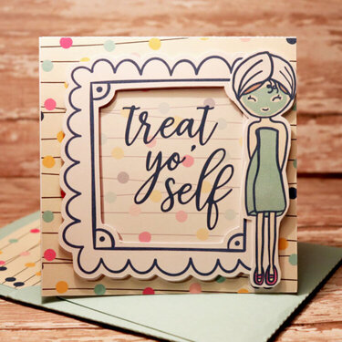 Treat Yo&#039; Self gift card holder