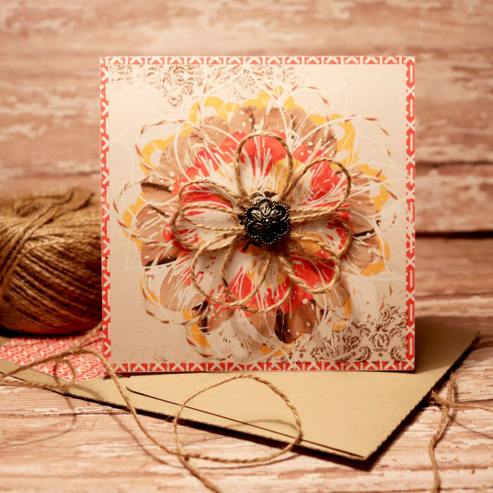 3d Flower Thinking of You card