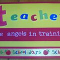 Teachers are angels in training