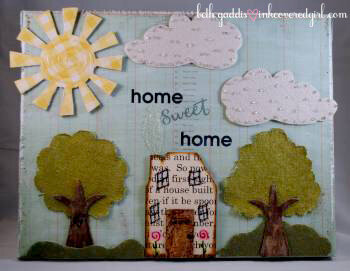 Home Sweet Home Canvas {Basically Bare}