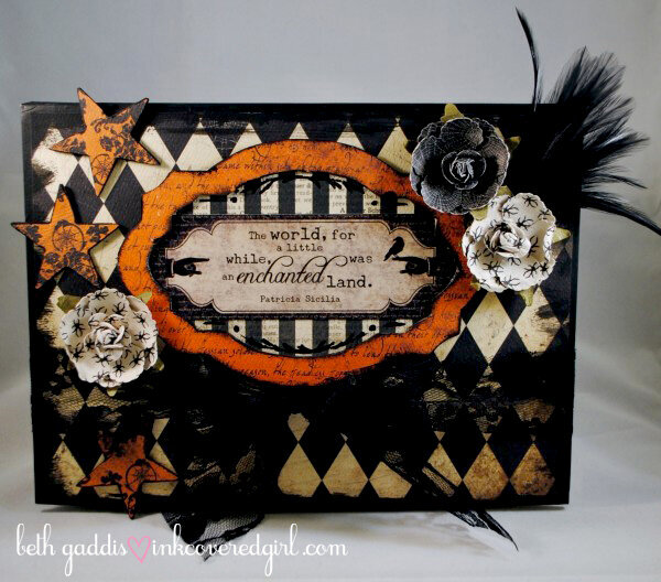 Halloween Treat Box Top {Basically Bare}