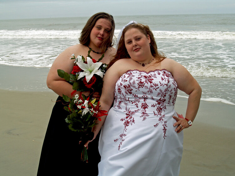 My sister (maid of honor) and I