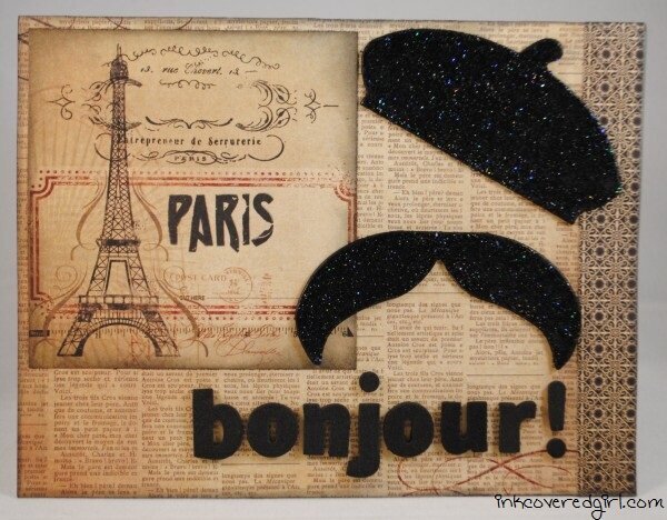 &quot;Bonjour&quot; card {Basically Bare}