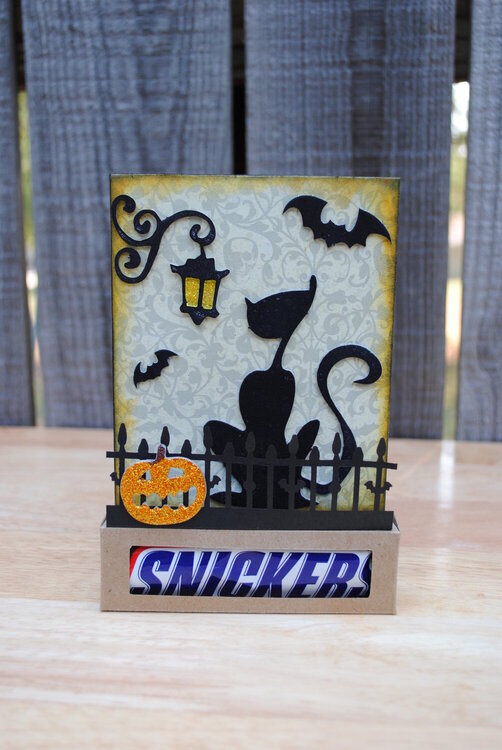 Cat Halloween Card (With Candy!)